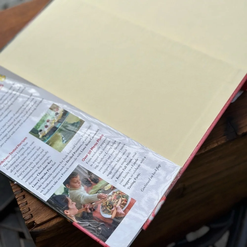 Southern Living Hardback Cookbook with Red Cover